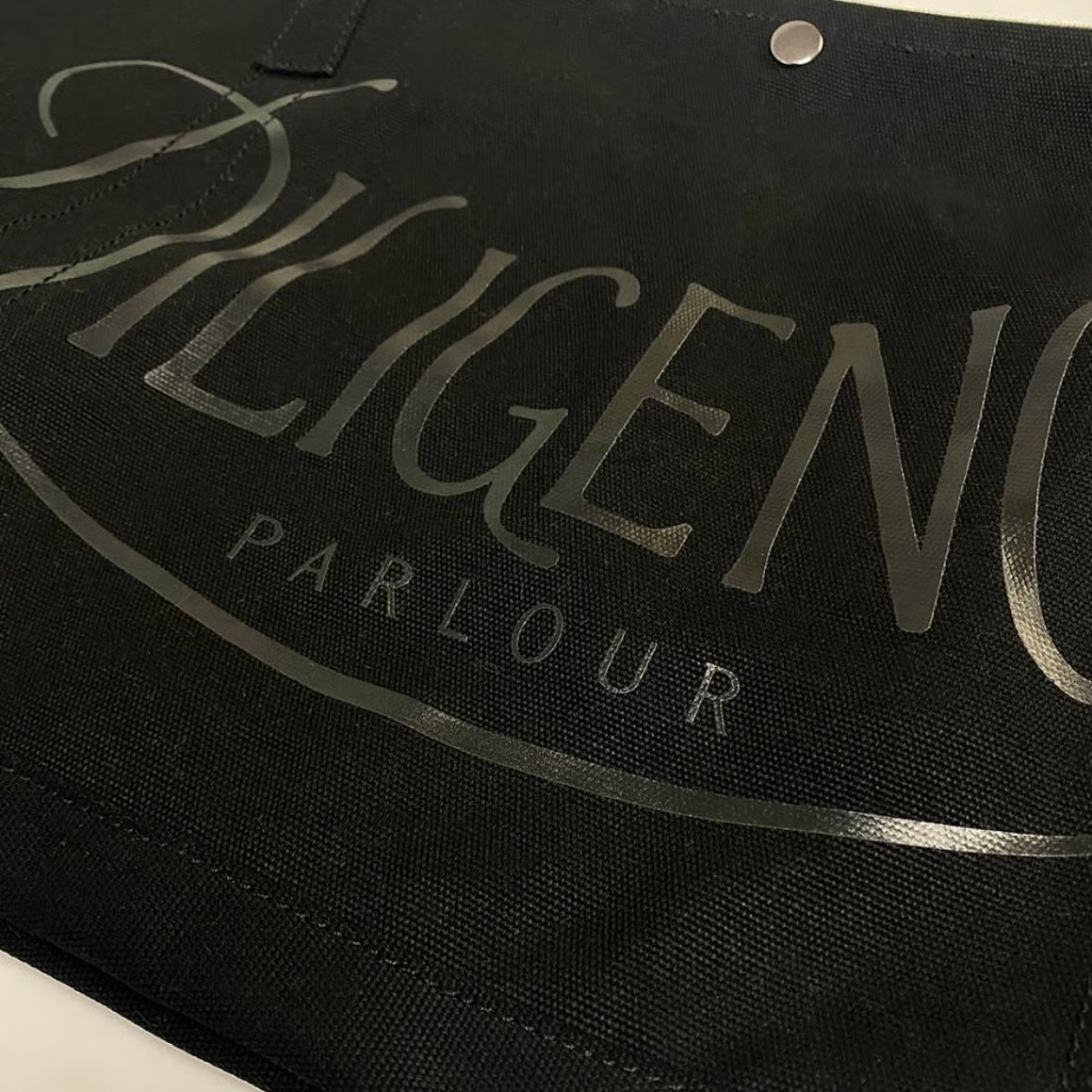 Canvas logo tote bag