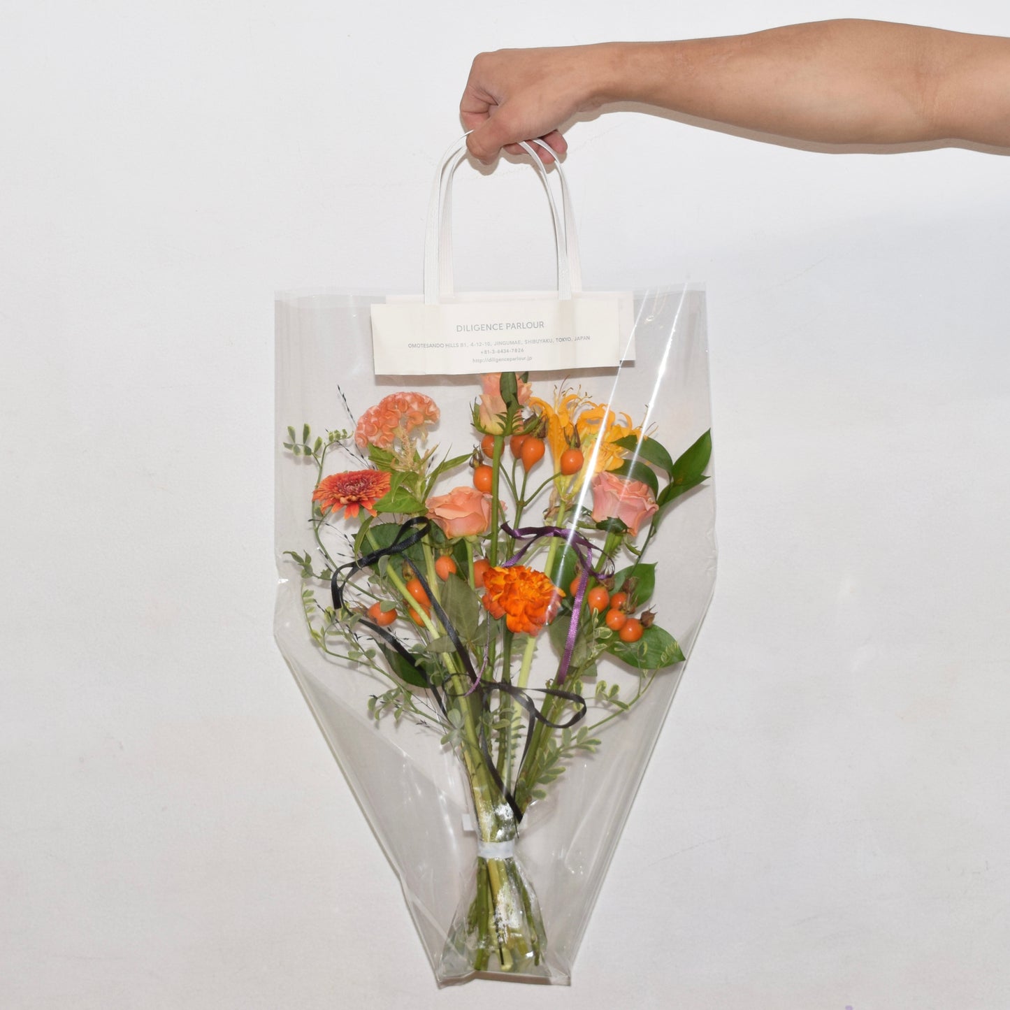 Autumn Tale Flower Clear Bag
