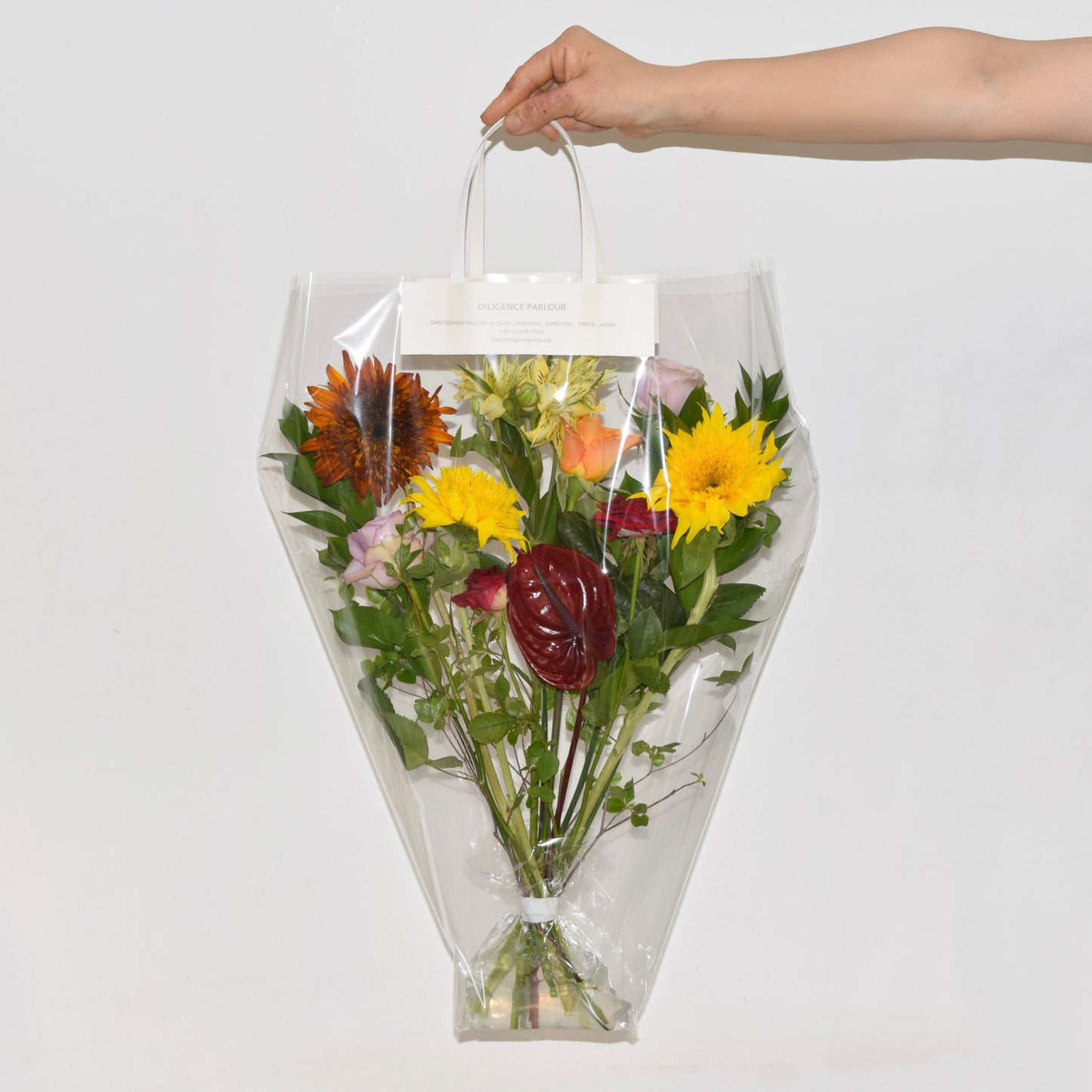 TO FATHER “With Respect” Flower Clear Bag