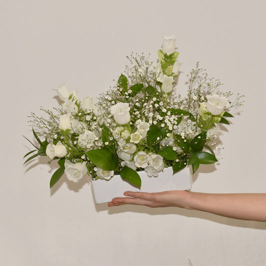 Gratitude White Arrangement