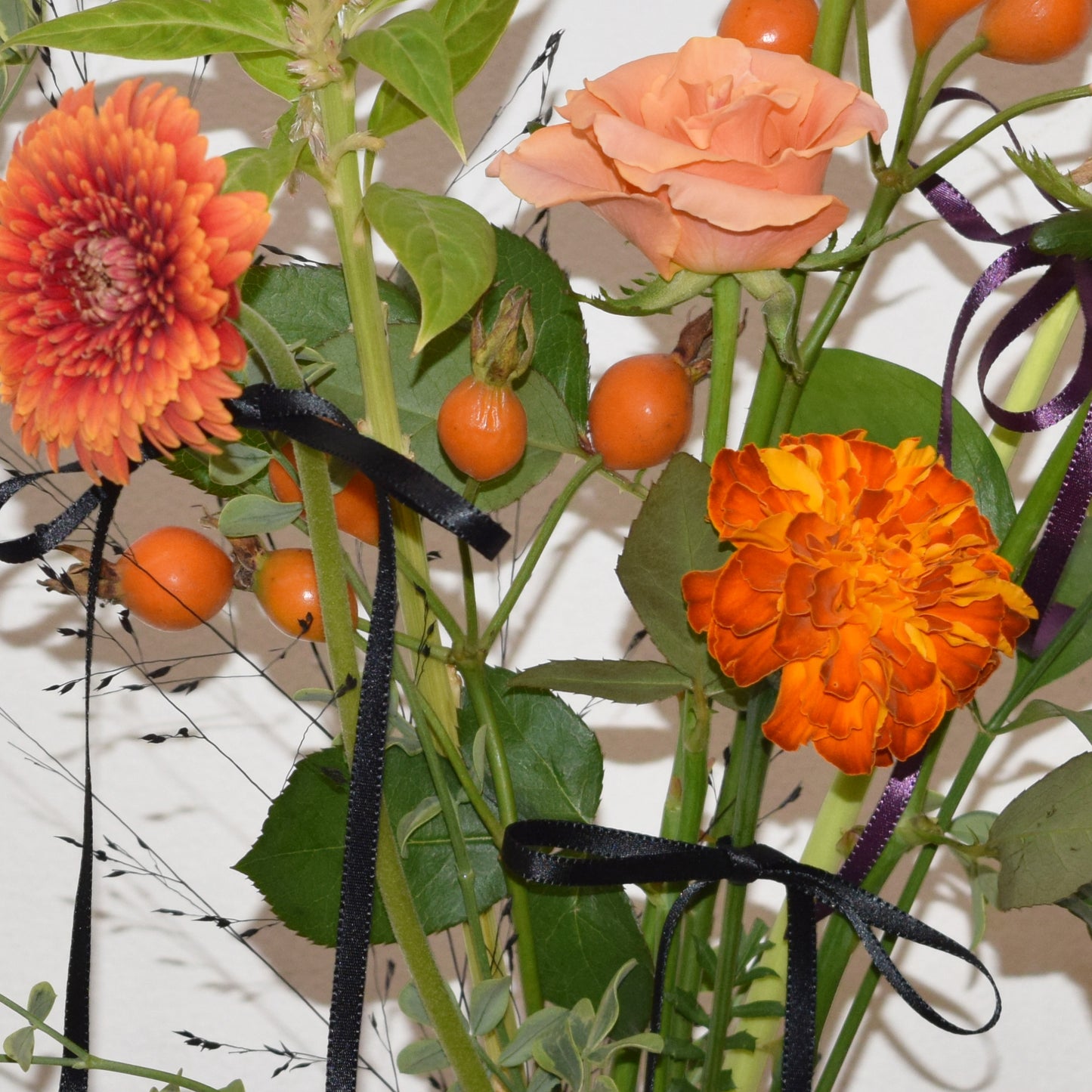 Autumn Tale Flower Clear Bag