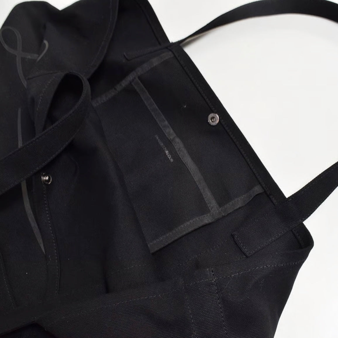 Canvas logo tote bag
