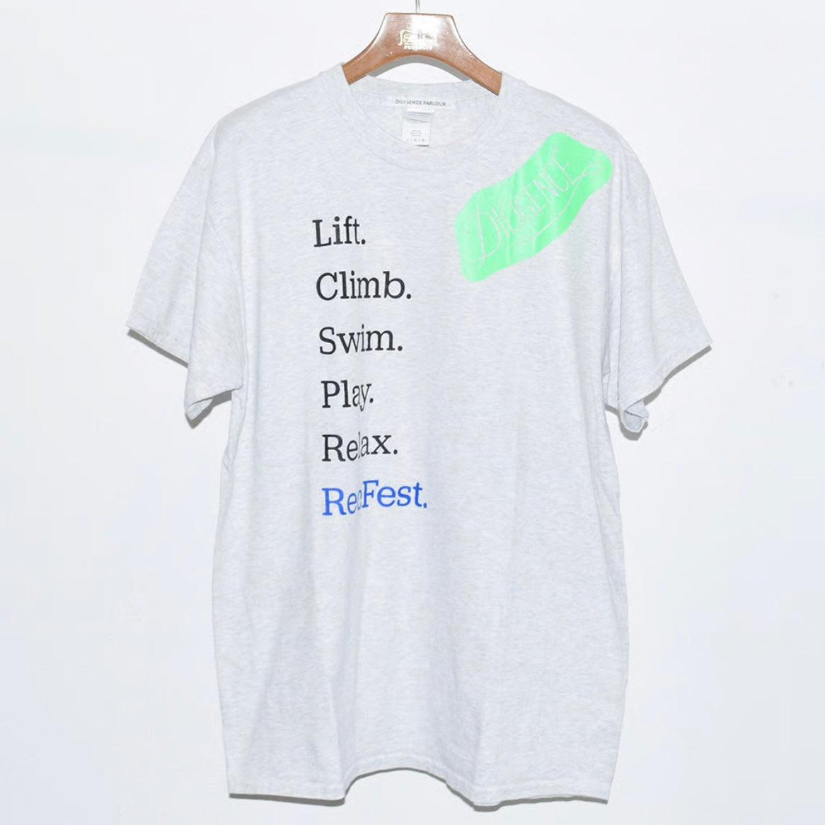 【USED】STICKER LOGOPRINT T-SHIRTSーGLAY1